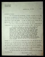 Typewritten letter by Amy Lowell to Mr. Whicher