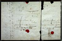 Autograph letter by Joseph Severn to Charles Brown, continued by John Gibson