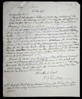 Autograph letter by J. W. Taylor to his nephew Herbert Brooke Taylor