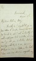 Autograph letter by Leigh Hunt to William Wetmore Story