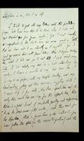 Autograph letter by Leigh Hunt to William Wetmore Story