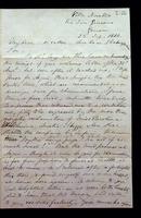 Autograph letter by Charles and Mary Cowden Clarke to Alexander Main