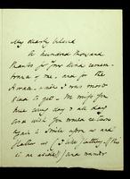 Autograph letter by William Wetmore Story to Emelyn Eldredge Story