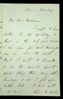 Autograph letter by James Russell Lowell to William Wetmore Story