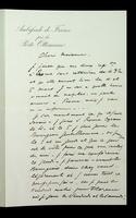 Autograph letter by Benoit Constant Coquelin to Marquise de Viti de Marco