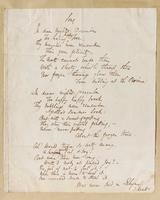 John Keats, earliest surviving manuscript of ‘In drear nighted December’ in the hand of John Hamilton Reynolds
